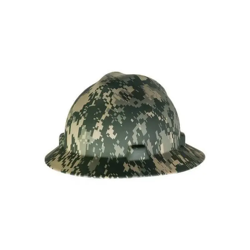 Camouflage-Front Brim Hard Hat – Class E, Ratchet 4-Point Suspension