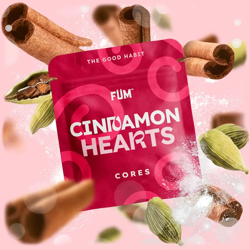Cinnamon Hearts Flavor Cores – Seasonal Free Gift