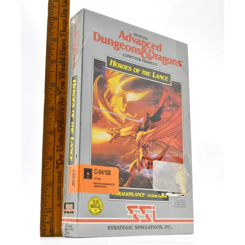 Commodore 64/128 Heroes of the Lance – Sealed Classic D&D Adventure