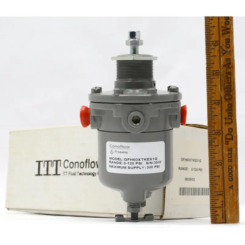 Conoflow-ITT GFH60XTKEX1G Filter Regulator – 0–125 PSI, New in Box