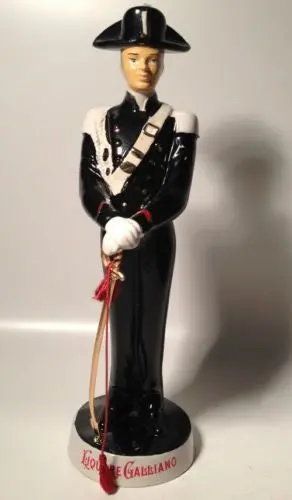Coronetti Calliano Liquore Decanter – Vintage Soldier & Sword Figural Bottle