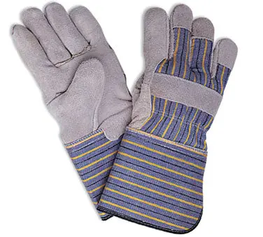 Cow Split-Leather Palm Safety Work Glove