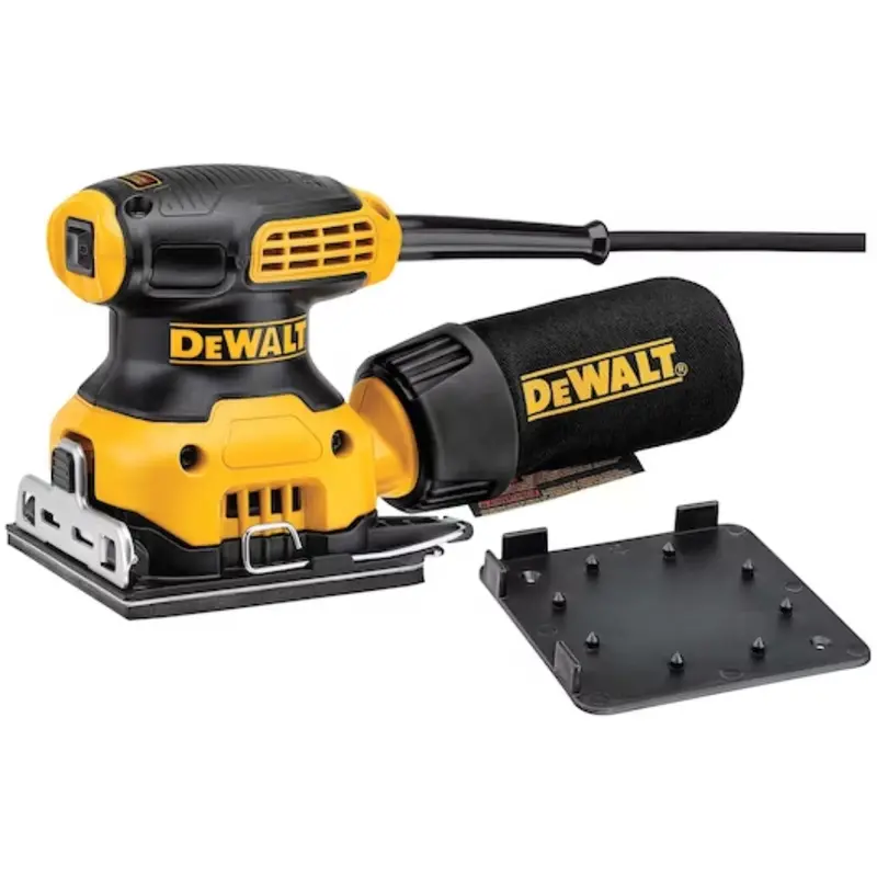 DEWALT 1/4-Sheet Palm-Grip Orbital Sander Kit
