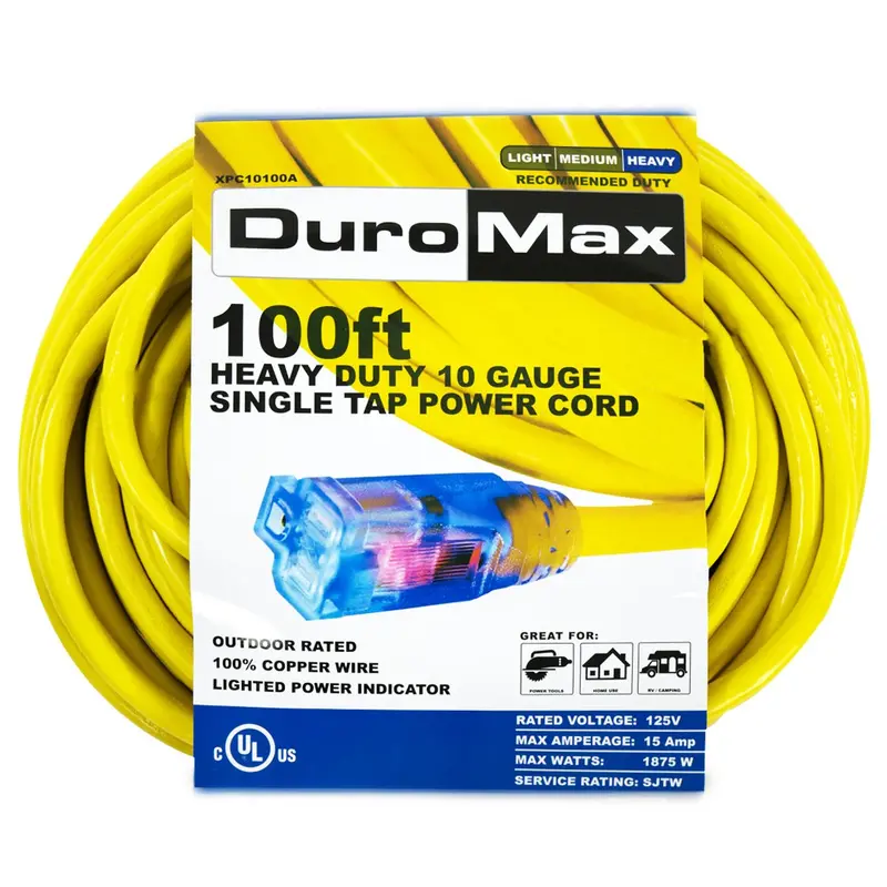 DuroMax XPC10100A 100-Foot 10-Gauge Single-Outlet Extension Cord