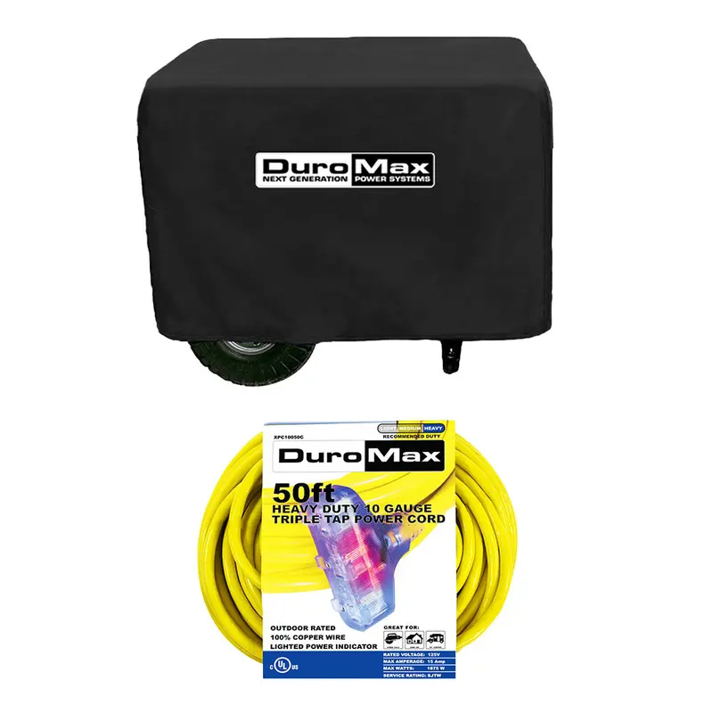 DuroMax XPHXSMLKIT – HX Series Small Generator Cord & Weatherproof Cover Kit