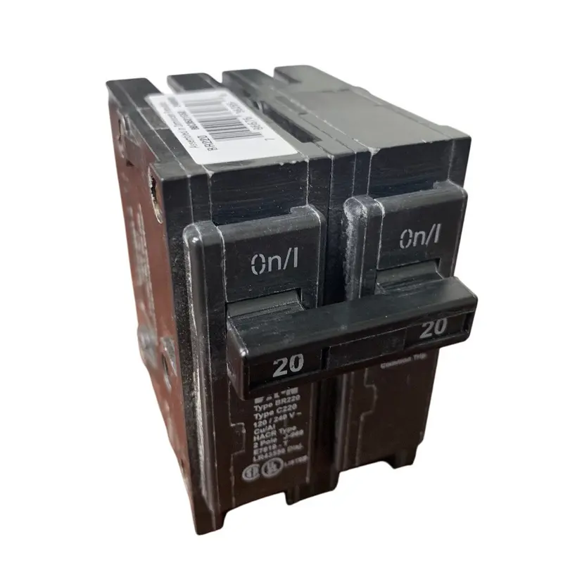 Eaton Type BR220 20-Amp 2-Pole Circuit Breaker – New Open-Box Unit