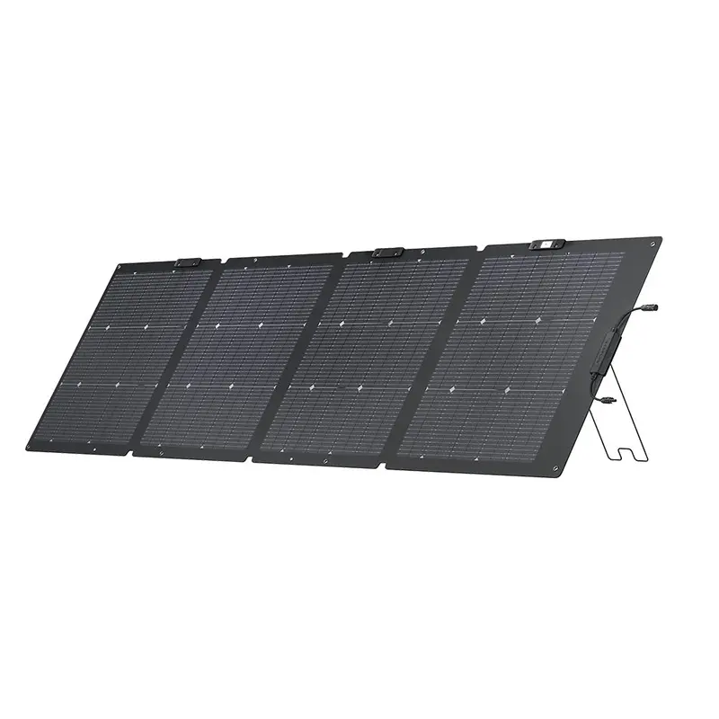 EcoFlow EFSOLAR220W-N – 220W Bifacial Portable Solar Panel with Adjustable Stand