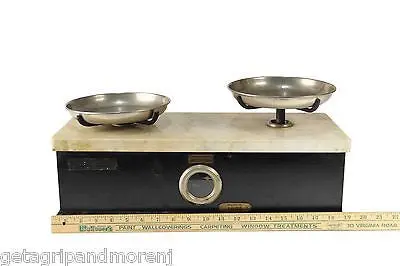 Eimer & Amend Shulton Inc. Marble-Top Counter Scale – Vintage Spice or Apothecary Balance