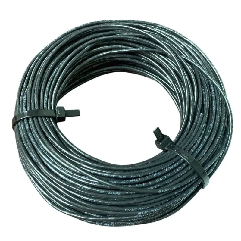 Encore Corp 18 AWG Black THHN/THWN Stranded Copper Wire – 100-Foot Roll, Open Box