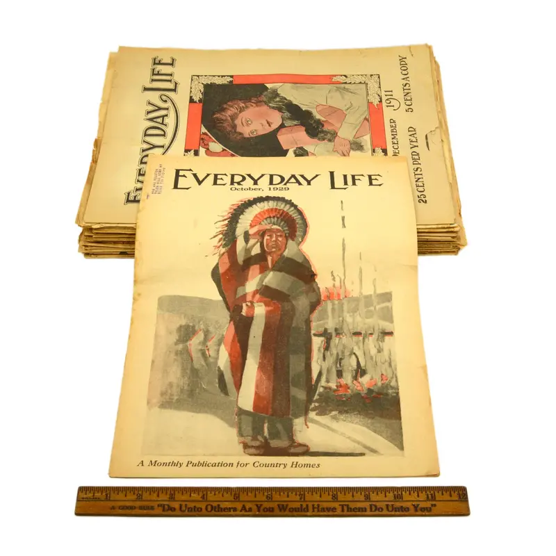 Everyday Life Magazine Bundle — 29 Chicago-Published Issues from c.1911 to 1930