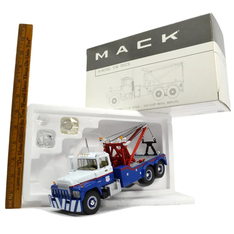 First Gear 1:34 Mack R-Model Tow Truck – US Postal Service Wrecker Diecast