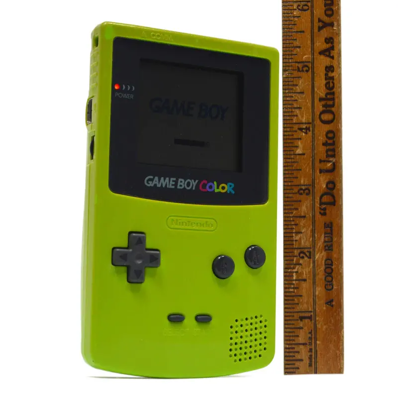Functional Nintendo Game Boy Color (CBG-001) – Vibrant Lime Green Unit, Verified Working