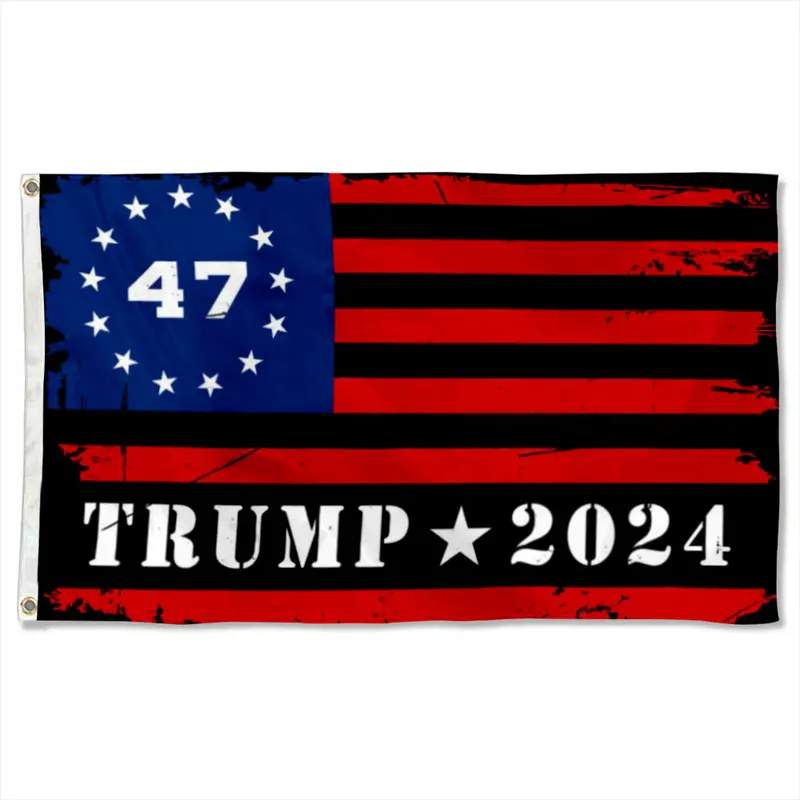 Fyon 47th U.S. President Trump 2024 Campaign Banner Flag