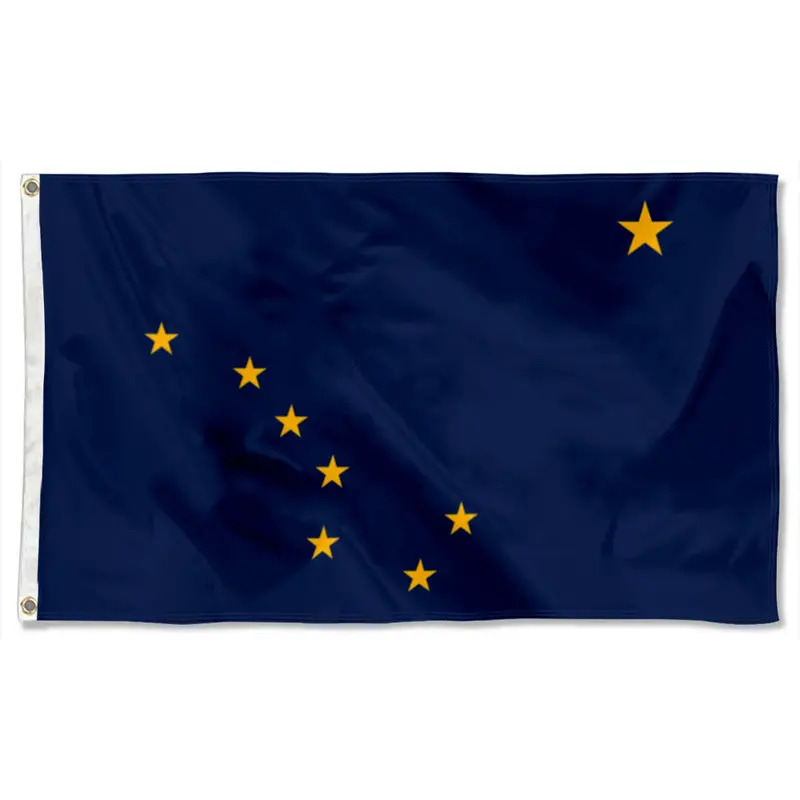 Fyon Alaska State Flag Banner – Cold-Weather Flexible Polyester Flag