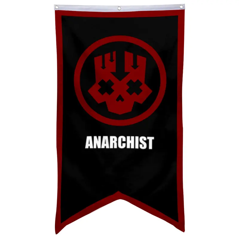 Fyon Anarchist-Themed Gaming Flag Banner