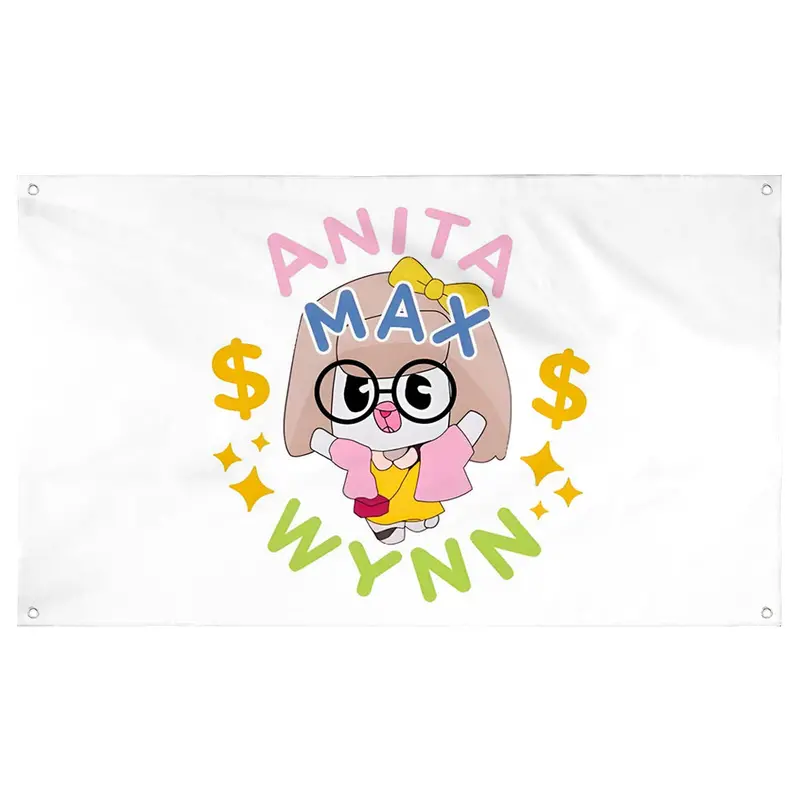 Fyon Anita Max Wynn Inspirational Quote Flag Banner – Bold Wall Statement