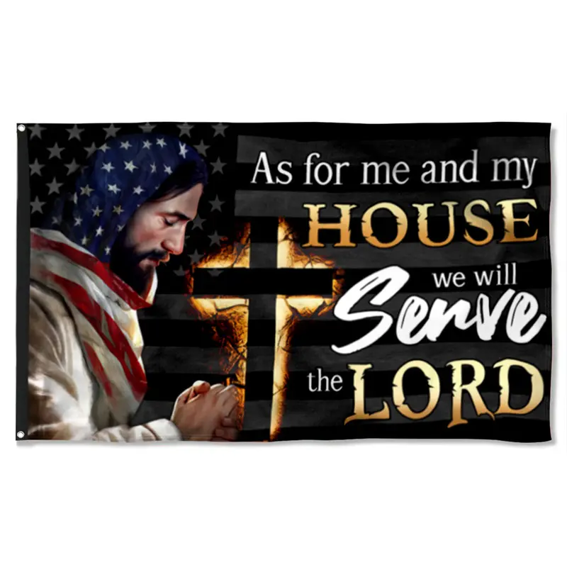 Fyon ‘As for Me and My House’ Banner – Joshua 24:15 Faith Declaration