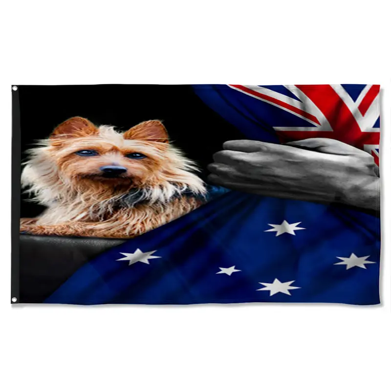 Fyon Australian Terrier Dog Flag – Aussie-Themed Pet Lover Banner