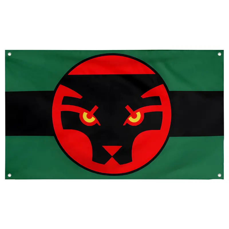 Fyon Black Panther Themed Flag Banner for Fans and Collectors