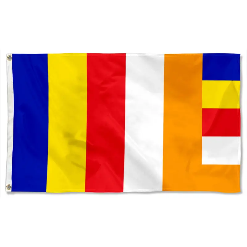 Fyon Buddhist Symbol Banner – Durable Indoor and Outdoor Religious Flag
