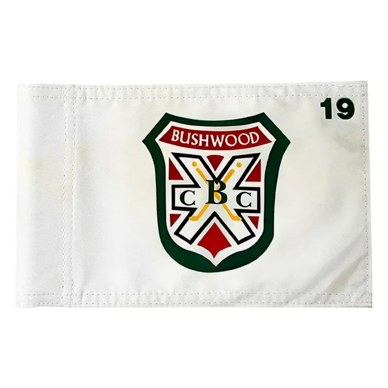 Fyon Bushwood Country Club Pin Flag Banner – Retro Golf Course Style