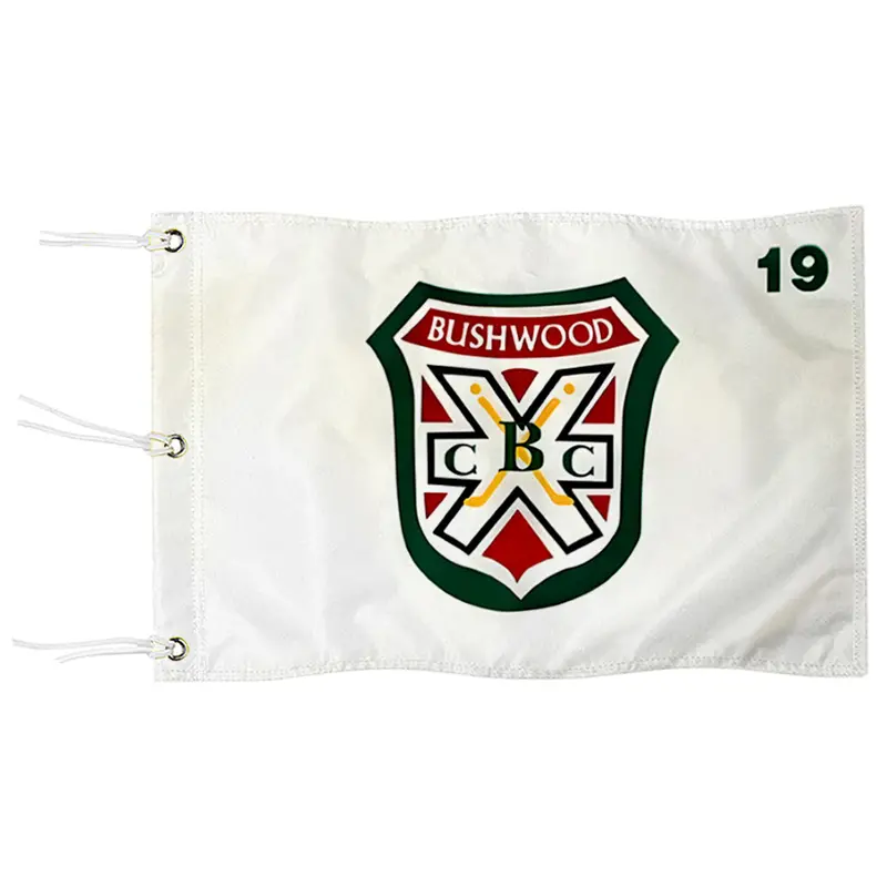 Fyon Bushwood Golf Club Pin Flag Banner with Grommets – Weather-Resistant Design