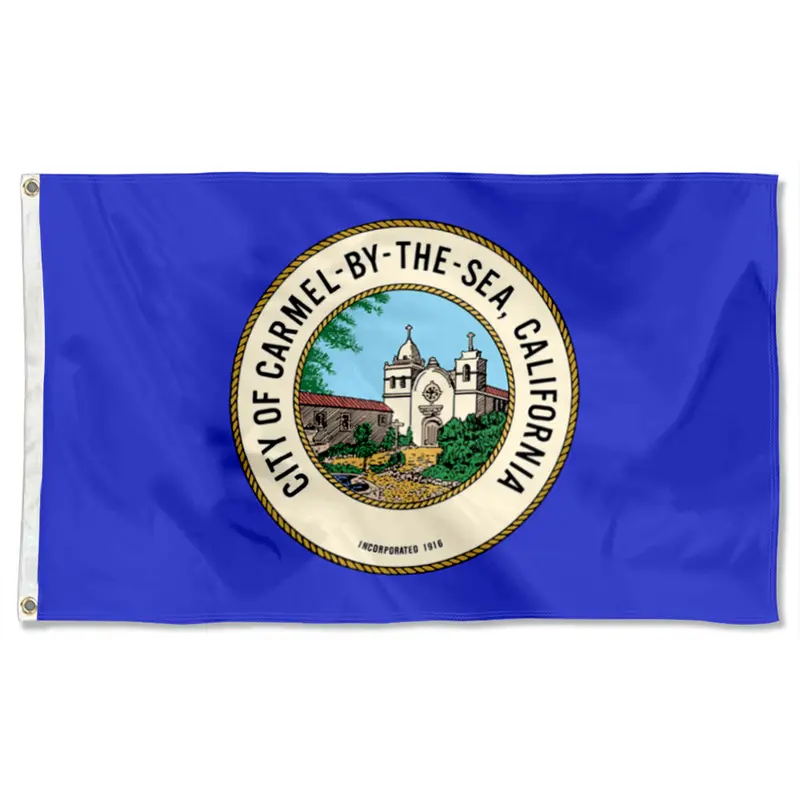 Fyon Carmel-by-the-Sea Double-Sided Coastal Flag Banner