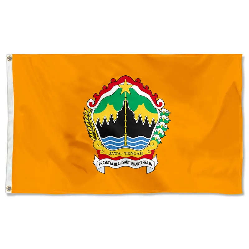 Fyon Central Java Province Indonesia Flag Banner – Indoor & Outdoor Use