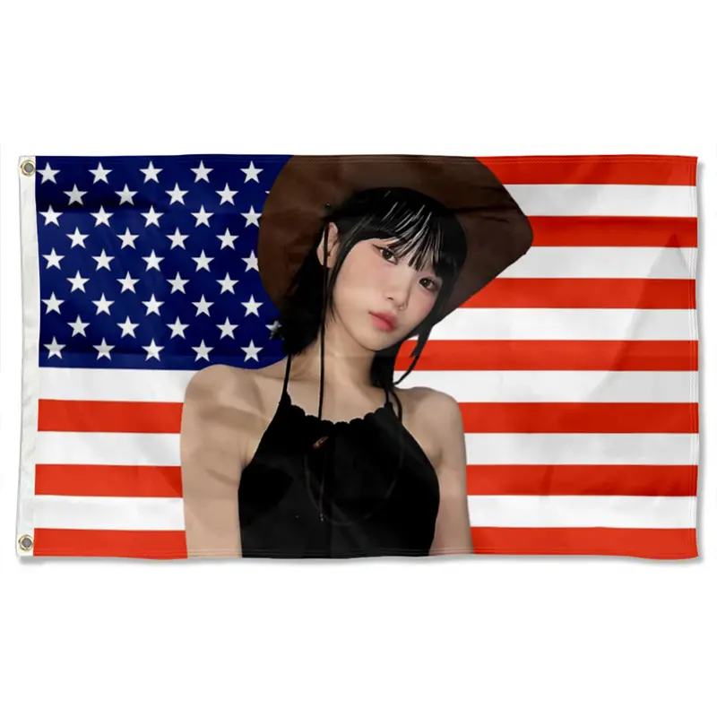 Fyon Chae Won American Flag – Patriotic Design Featuring Korean-American Symbolism