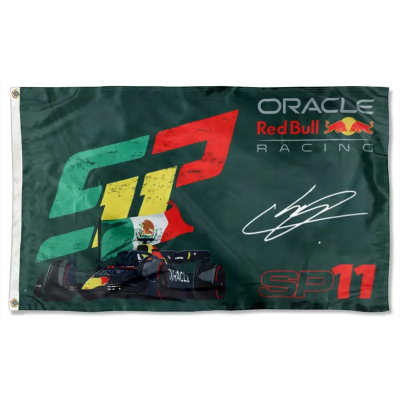Fyon Checo Pérez #11 Racing Flag – 2024 Formula 1 Fan Banner