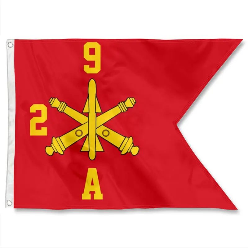 Fyon Custom Air Defense Artillery (ADA) Guidon Banner
