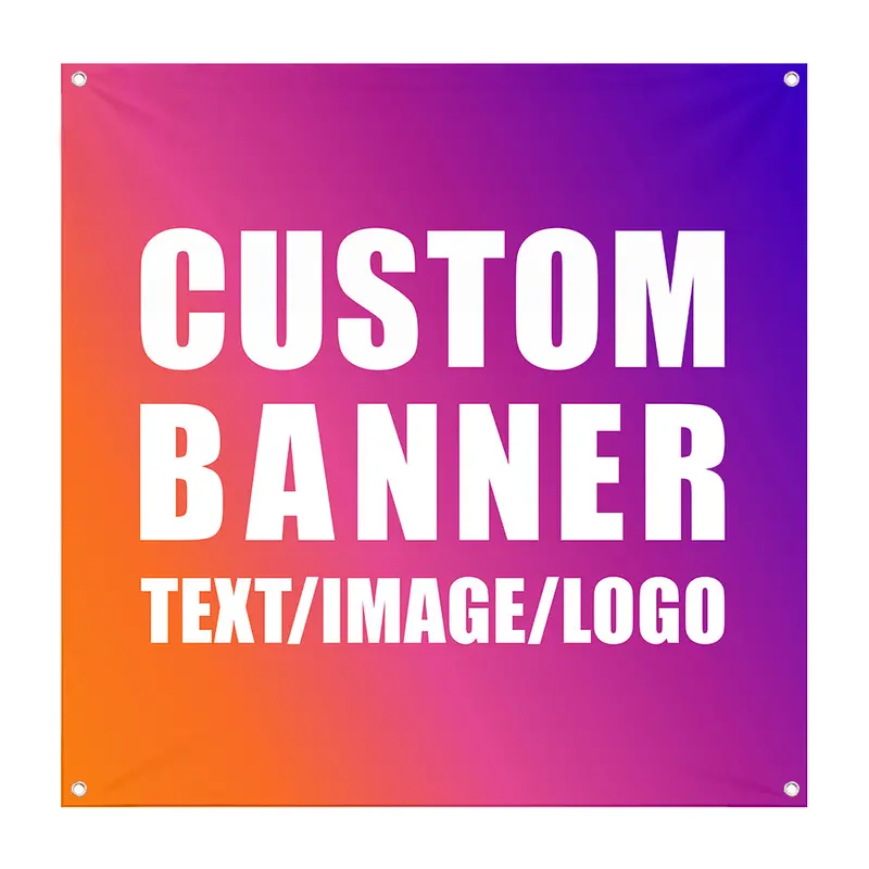 Fyon Custom Square Flag Banner – Personalized Design