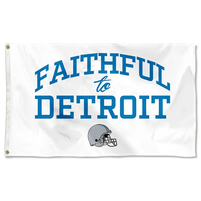 Fyon Detroit City Pride Banner – Weather-Resistant Indoor/Outdoor Flag