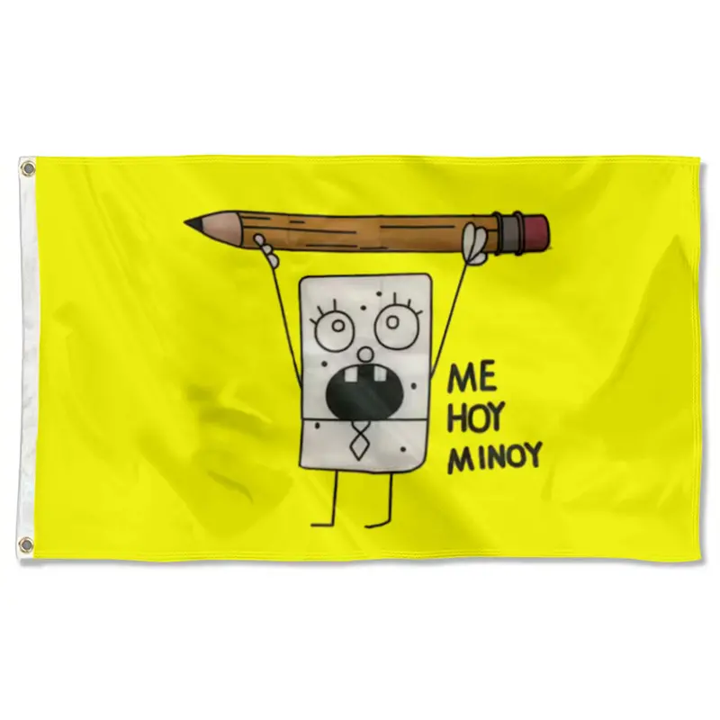 Fyon Doodlebob Me Hoy Minoy Comedy Flag Banner