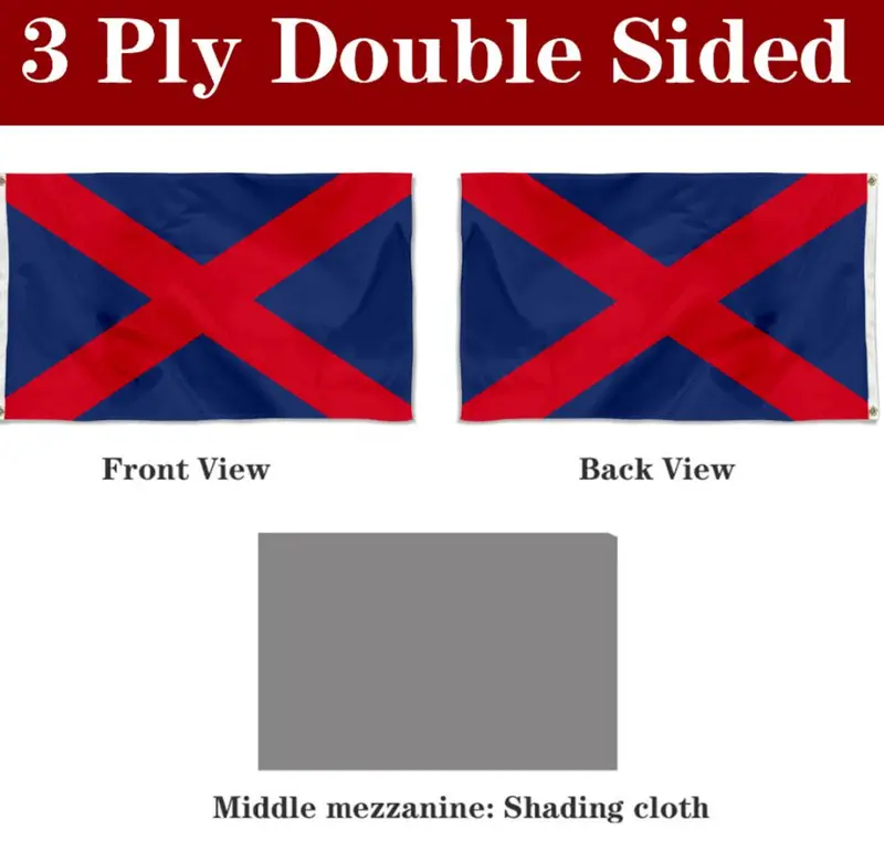 Fyon Double-Sided Voortrekkers Flag – Custom Historical Banner for Indoor or Outdoor Use