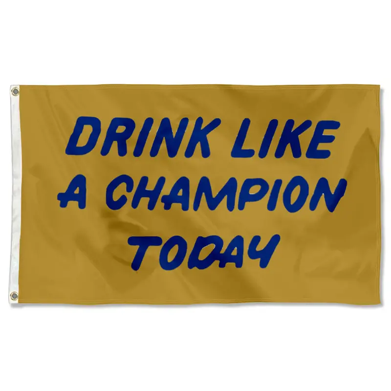 Fyon ‘Drink Like a Champion Today’ Sports-Inspired Flag
