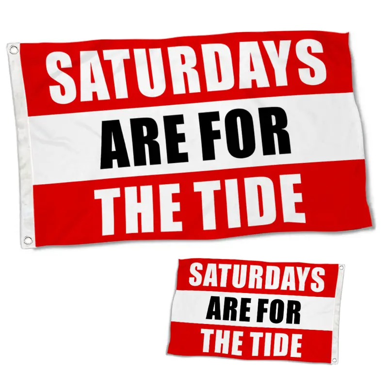Fyon Dual-Sided Alabama Crimson Tide ‘Saturdays Are For The Tide’ Beer-Themed Banner