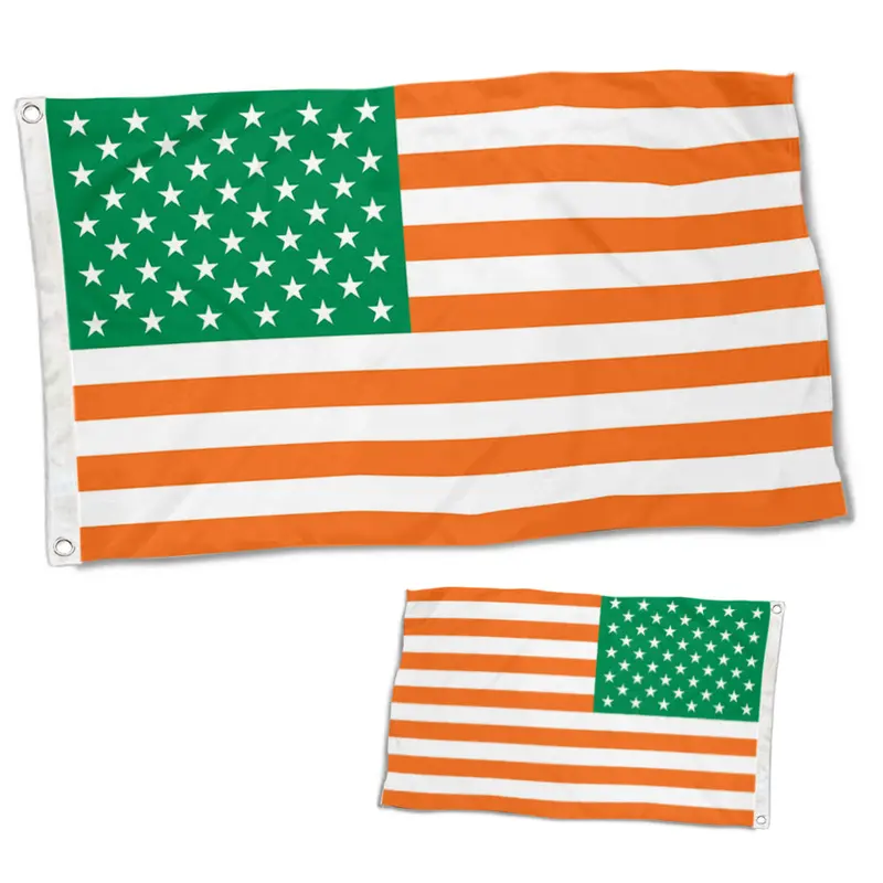 Fyon Dual-Sided Irish-American Heritage Flag