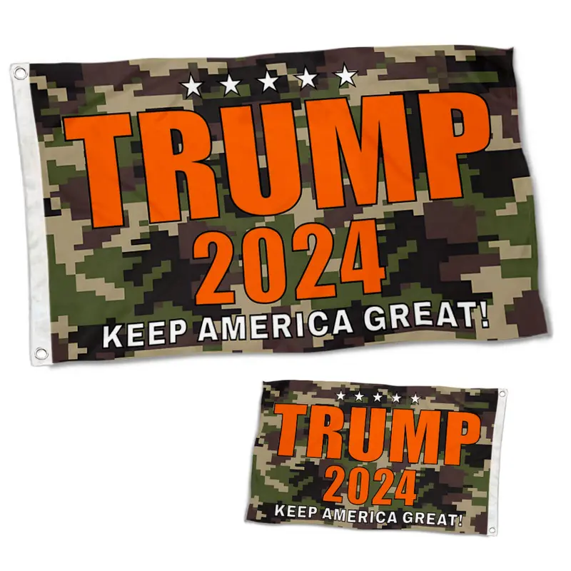 Fyon Dual-Sided Trump 2024 MAGA Patriotic Banner
