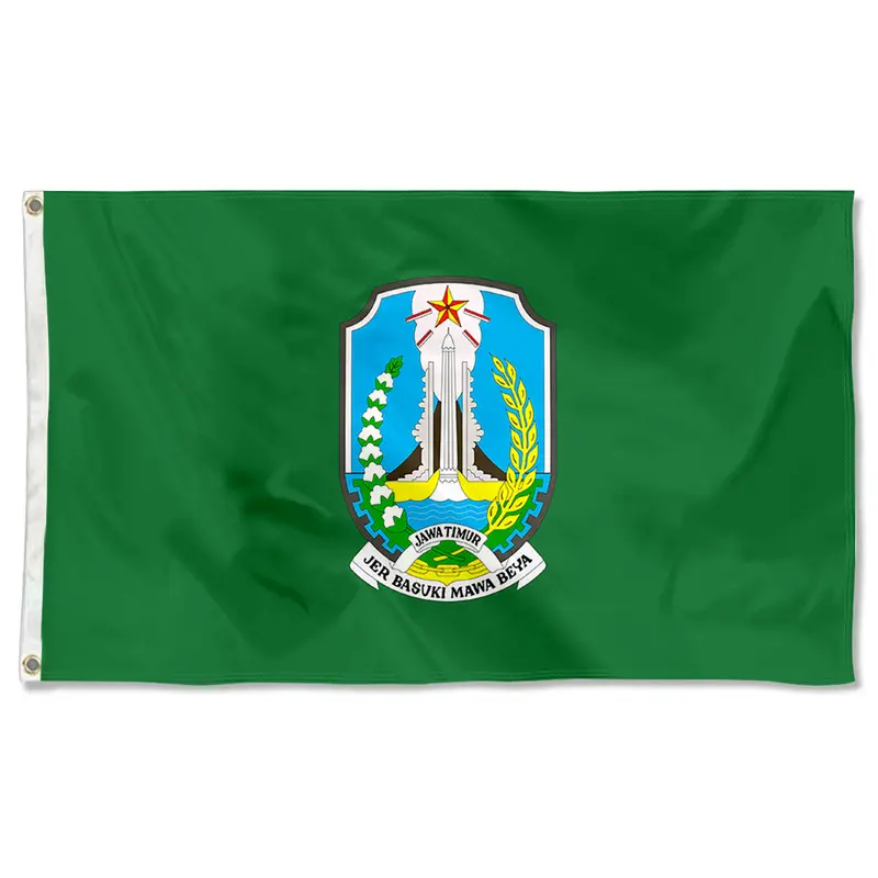 Fyon East Java Province Indonesia Flag Banner – Indoor & Outdoor Use