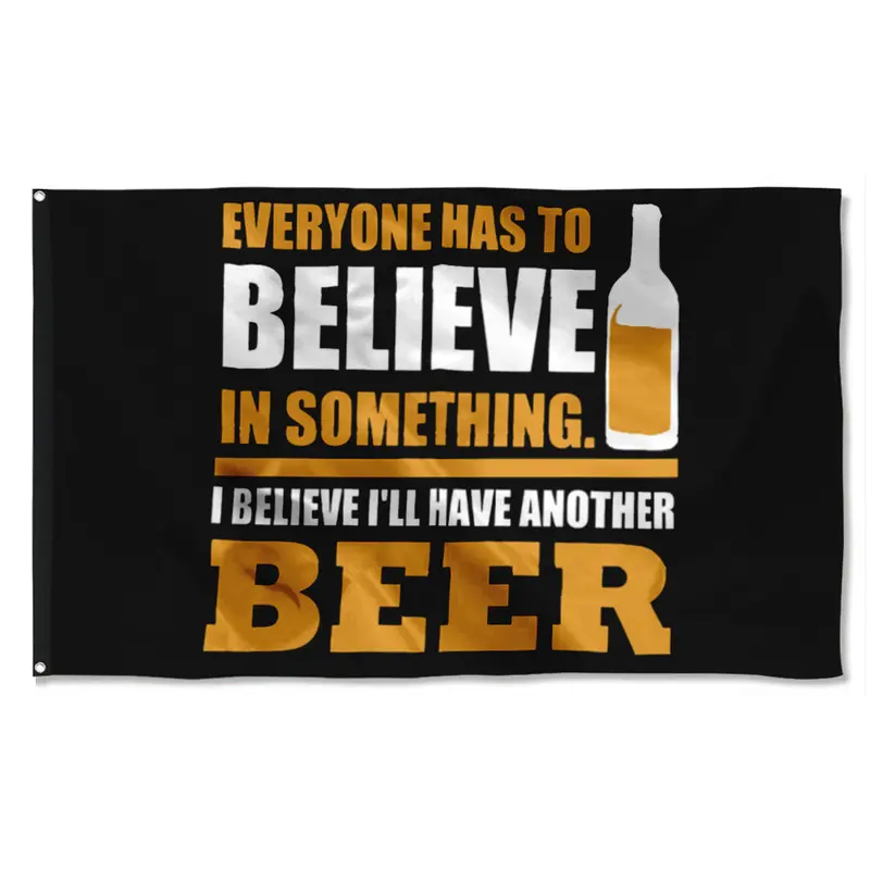 Fyon ‘Everyone Has to Believe in Something’ Beer-Themed Outdoor Banner