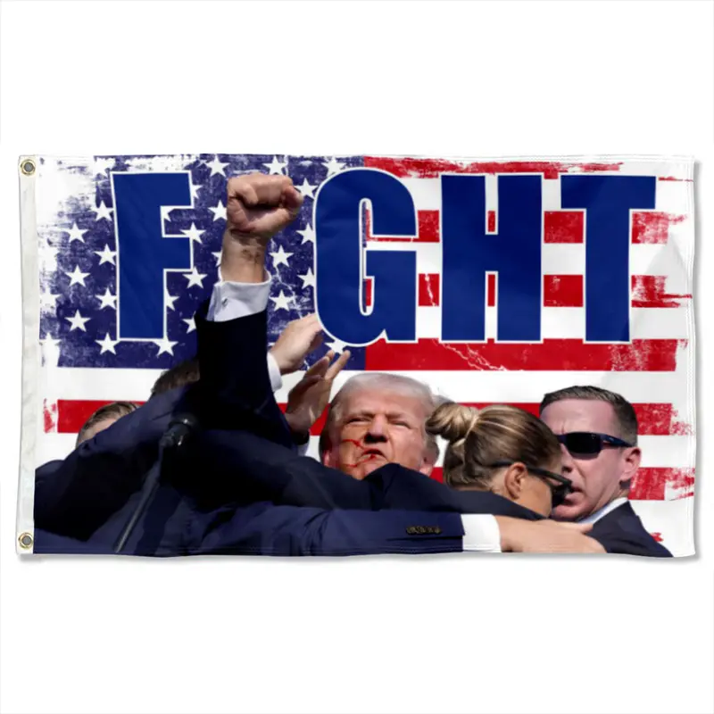 Fyon ‘Fight for America’ Trump 2024 Banner – Indoor and Outdoor Use
