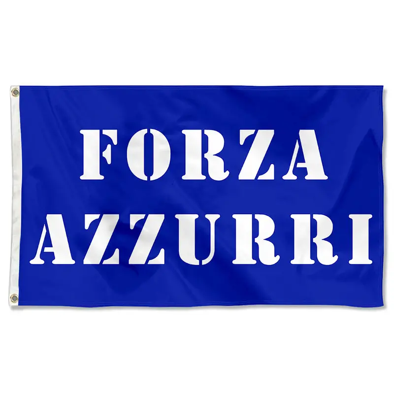 Fyon FORZA AZZURRI Italian National Team Banner – Soccer Fan Flag