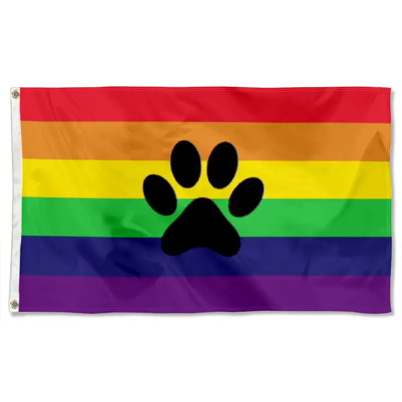 Fyon Furry Pride Rainbow Flag – Anthropomorphic Community Banner for Events and Homes