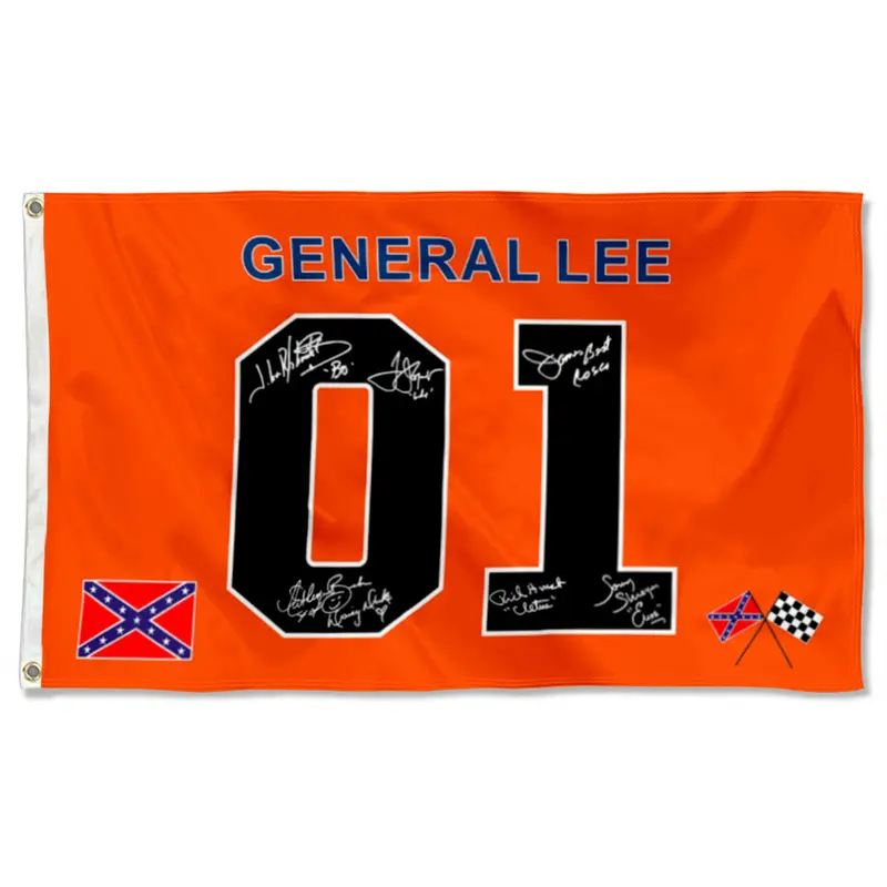 Fyon General Lee #01 Racing Flag – 2024 Themed Motorsport Banner