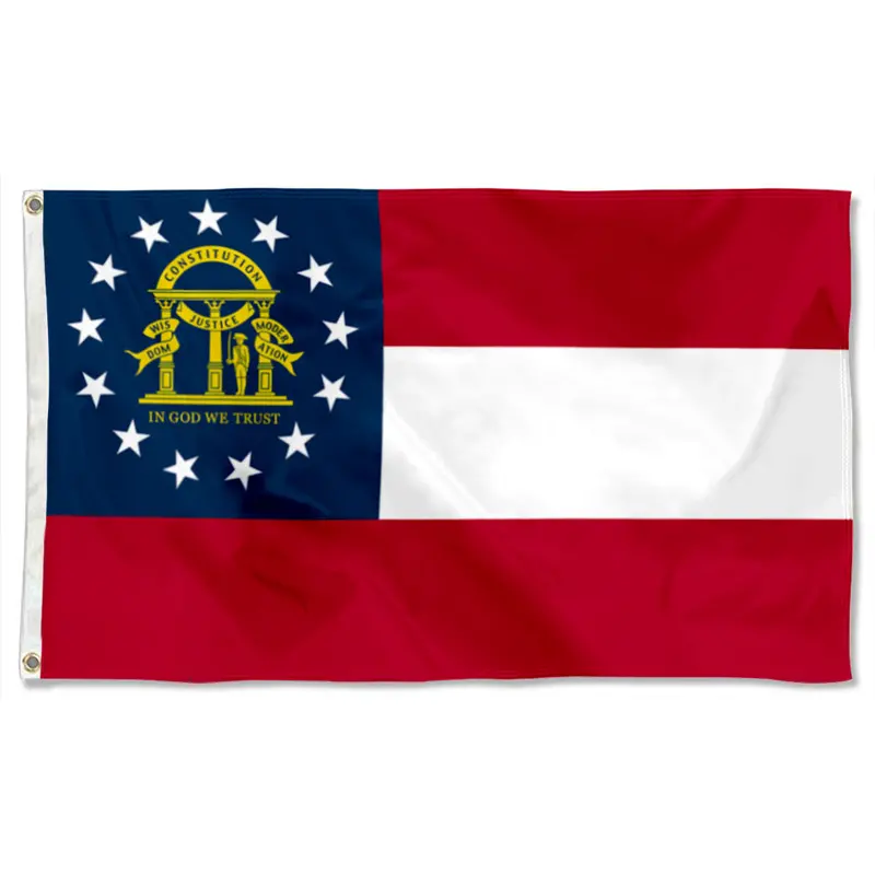 Fyon Georgia State Flag Banner – Reinforced Stitching, High-Visibility Design