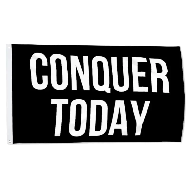 Fyon Gym Motivation ‘Gonquer Today’ Banner – Fitness Inspiration Flag