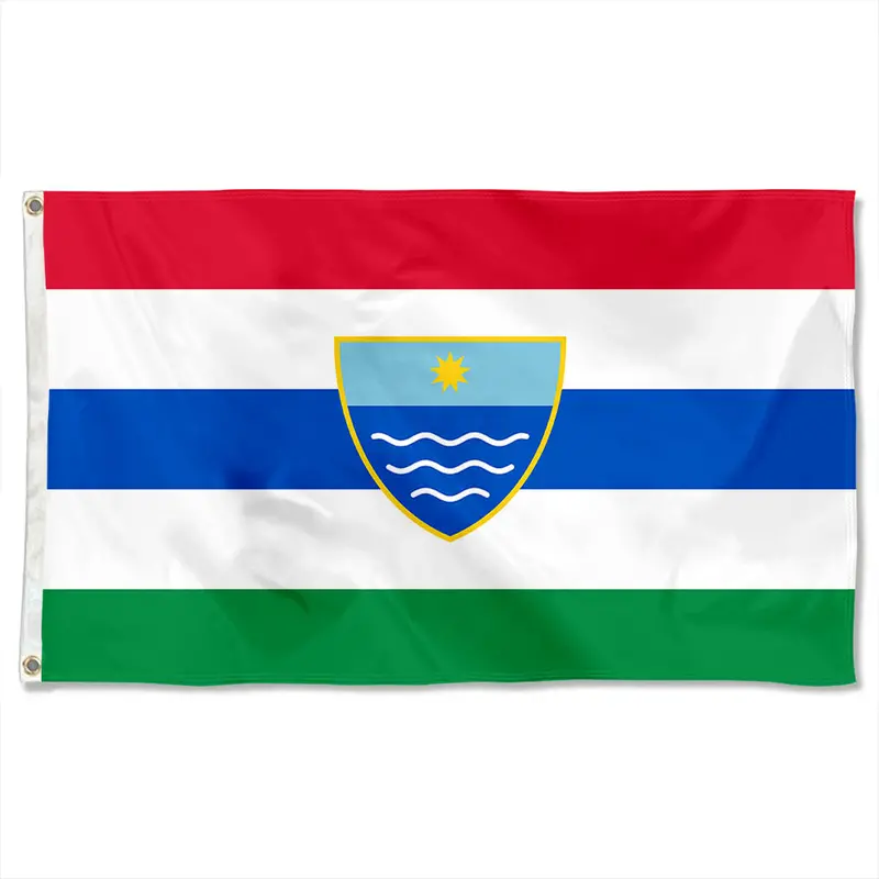 Fyon Herzegovina-Neretva Bosnia Flag Banner – All-Weather Indoor/Outdoor Use