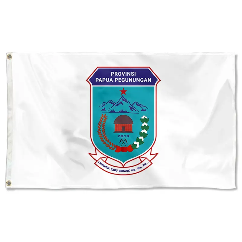 Fyon Highland Papua Province Indonesia Flag Banner – Indoor & Outdoor Use