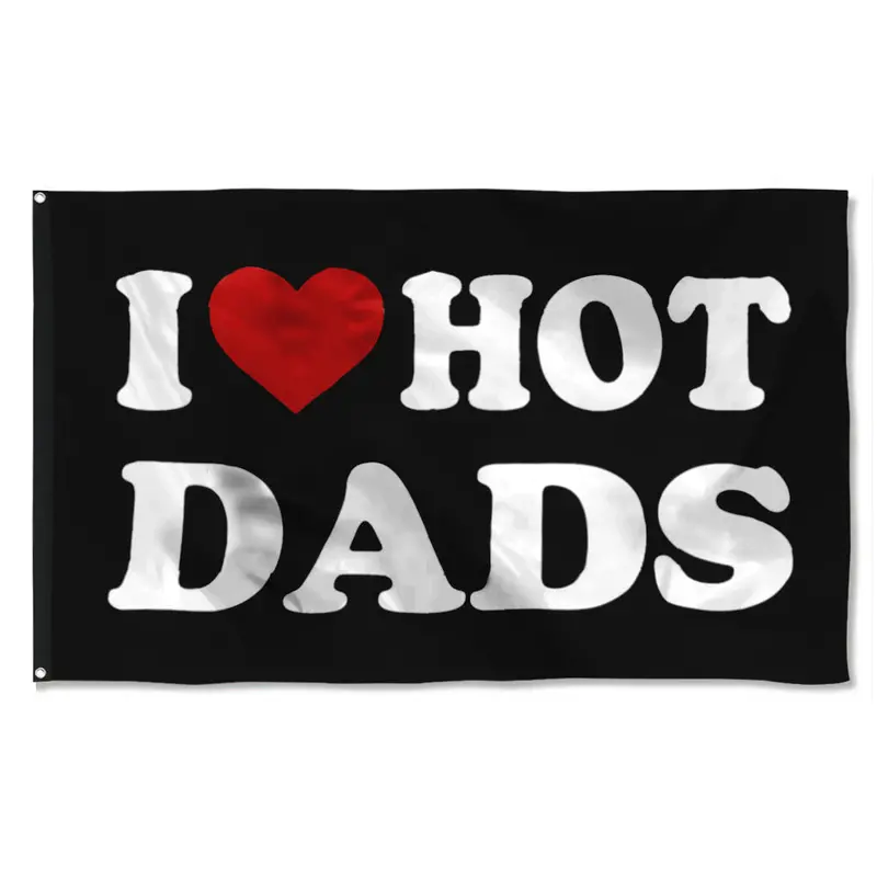 Fyon ‘Hot Dads & Beer’ Black Flag – Stylish Indoor/Outdoor Variant